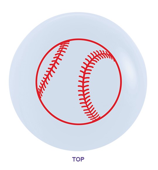5" Baseball Top Print
